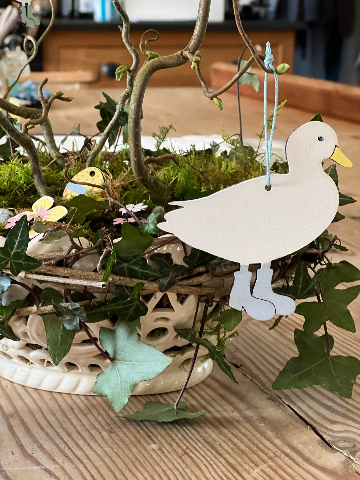 Blossom Duck and Easter Shapes Craft painting Kit - Wooden Paint Your Own Activity Gift Set by Mrs H The Duck Lady - seasonal craft kit