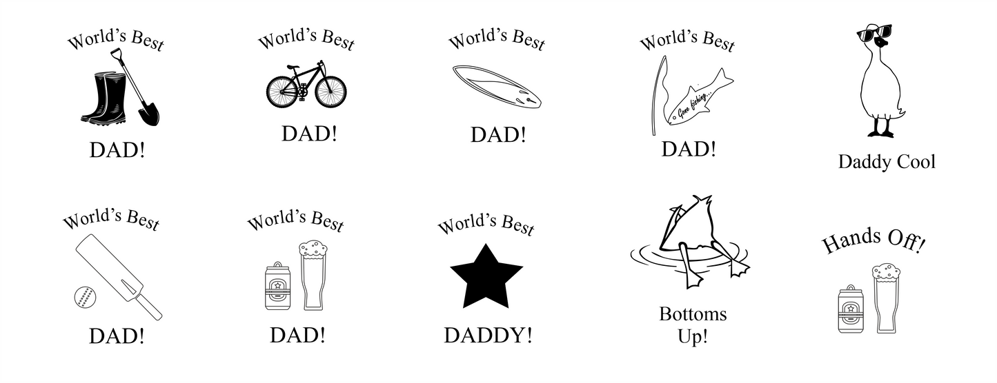 Father's Day Drinks Tumbler. Insulated tumbler with Duck Designs & Personalised Text, Designed and Finished by Mrs H The Duck Lady