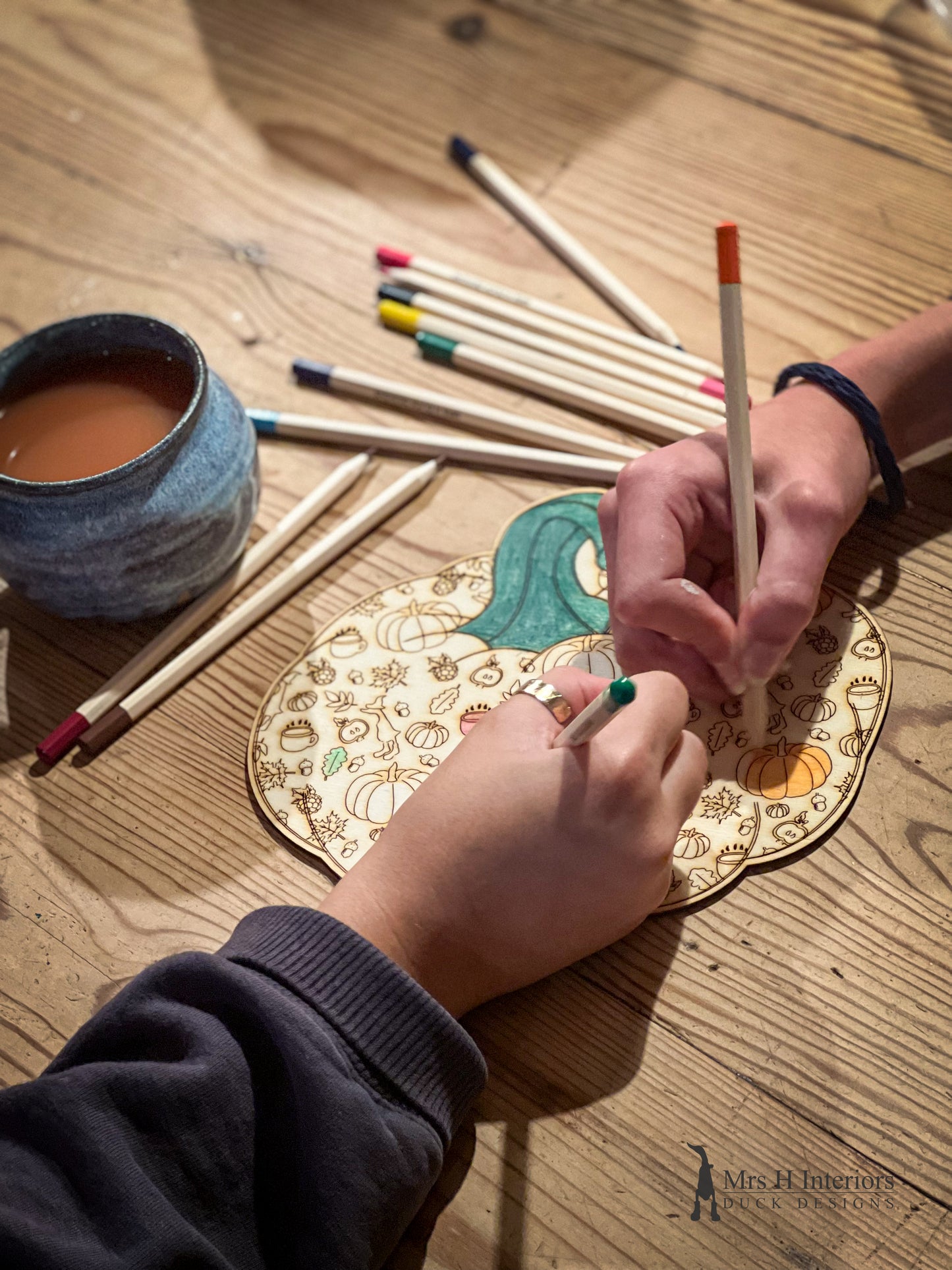 Duc~Kit Craft Kit - Pumpkin Colouring Kit