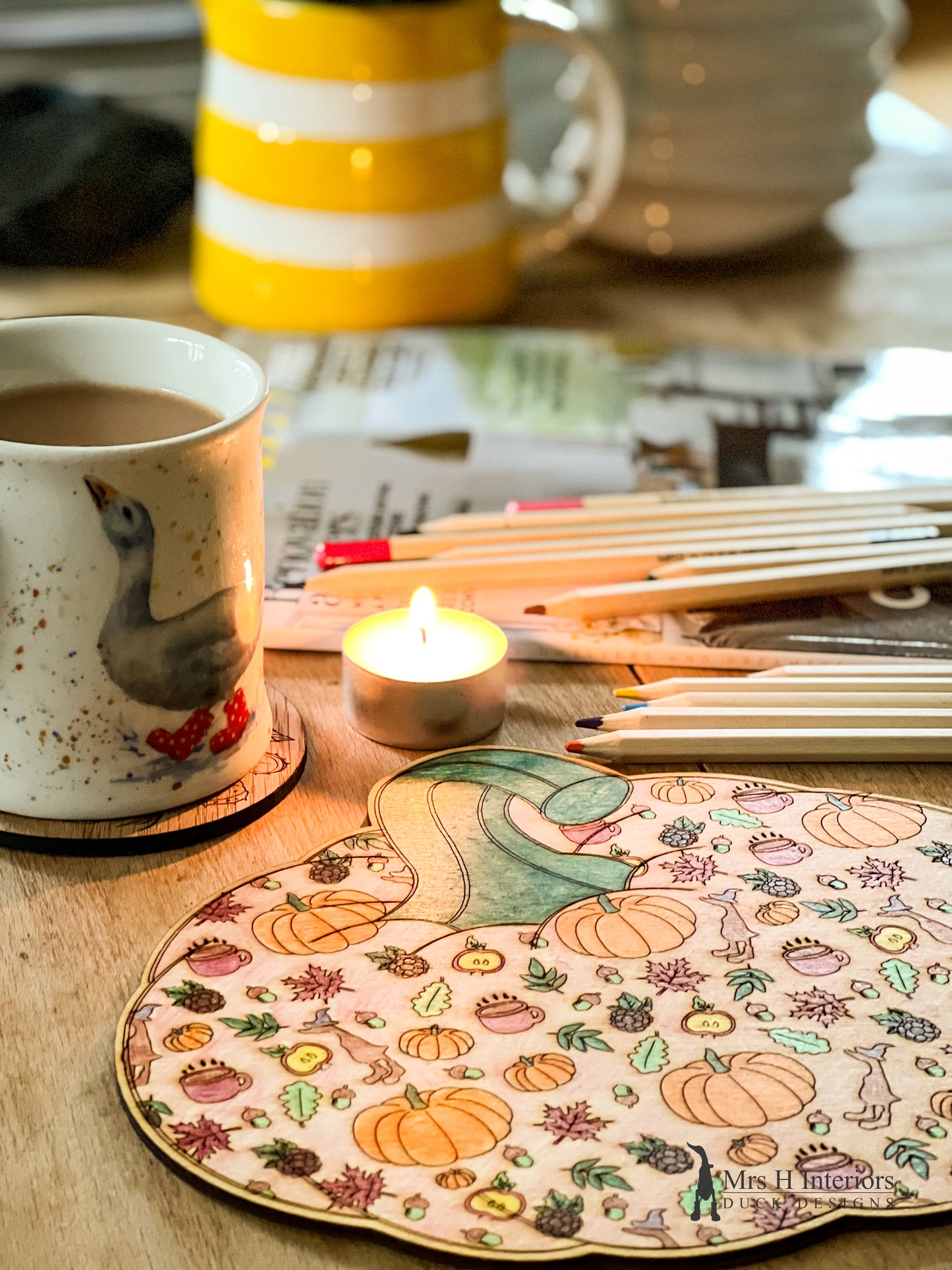 Duc~Kit Craft Kit - Pumpkin Colouring Kit