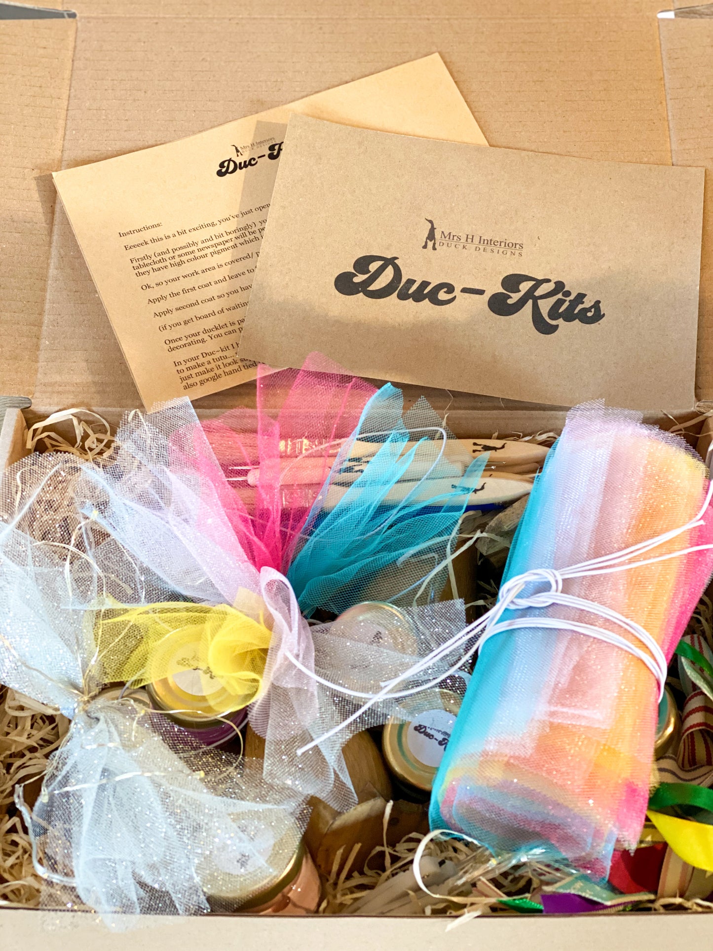 Ducklet Painting Party Kit - The Wooden Duck Party Kit - Duc-Kit