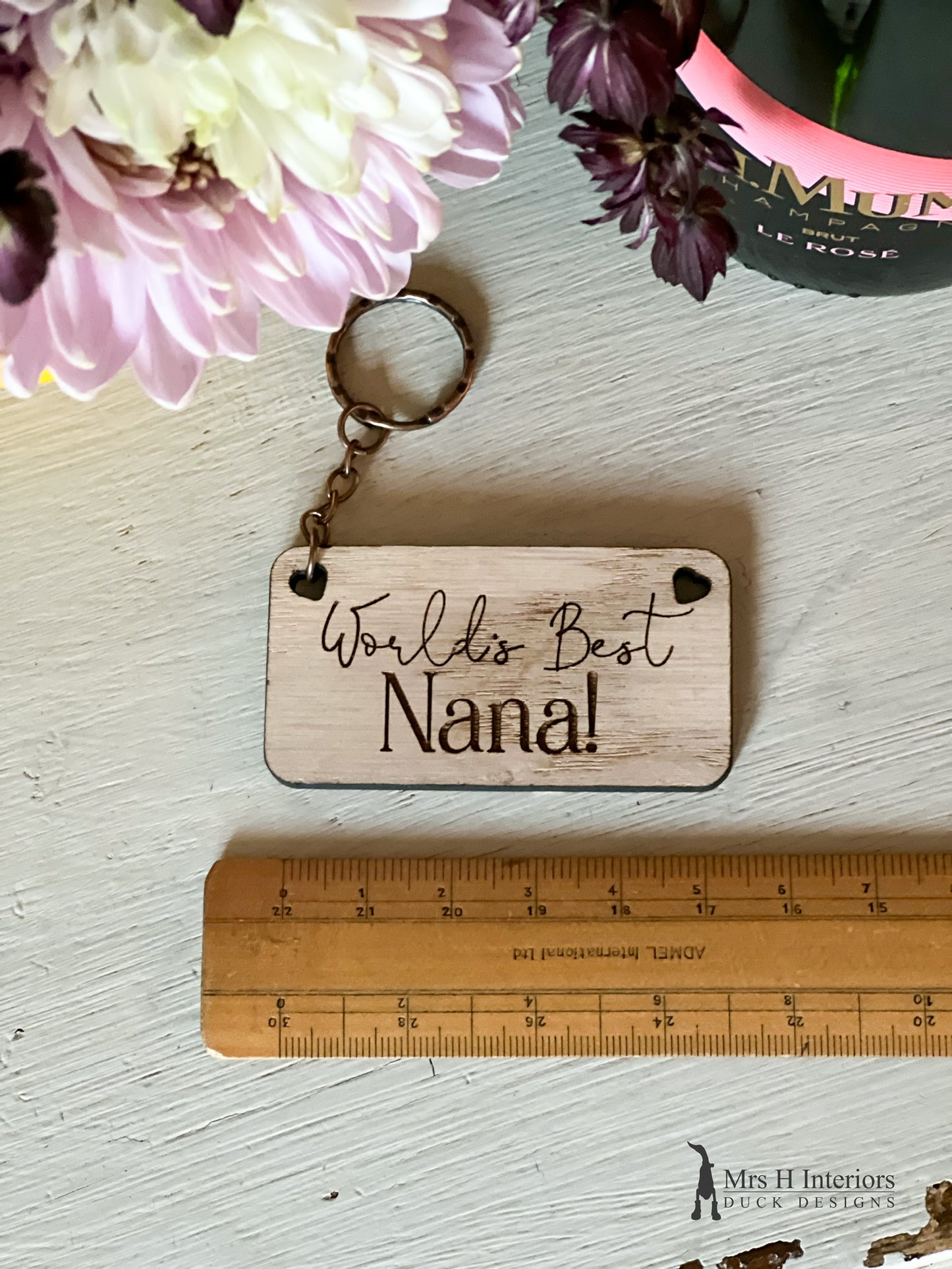 Mother’s Day Gift Tag - Engraved Wooden Tag in Oak