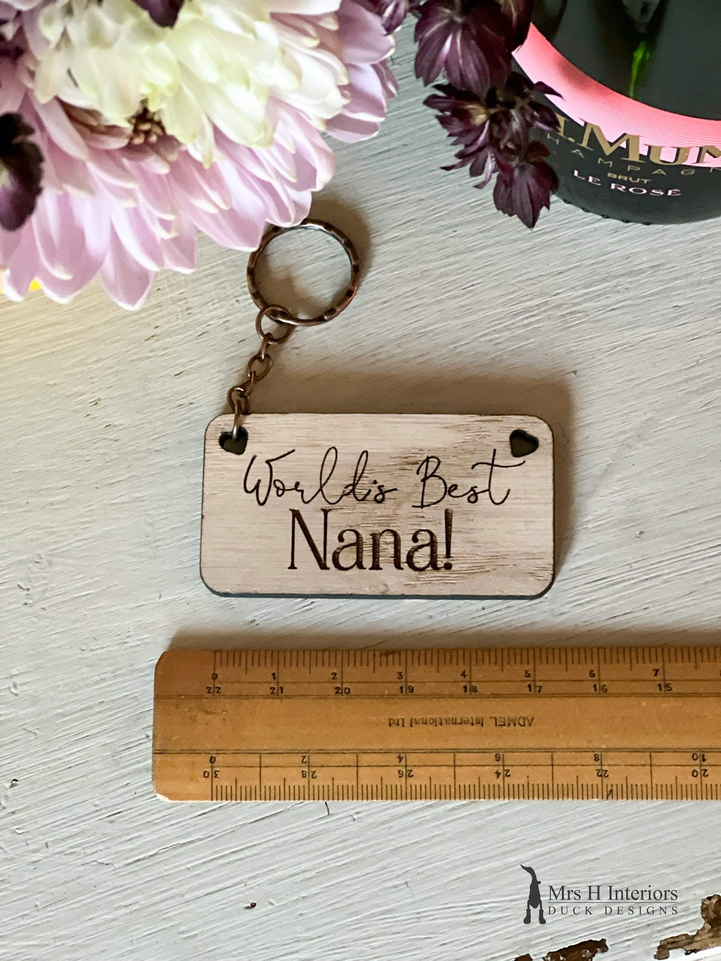 Mother’s Day Gift Tag - Engraved Wooden Tag in Oak