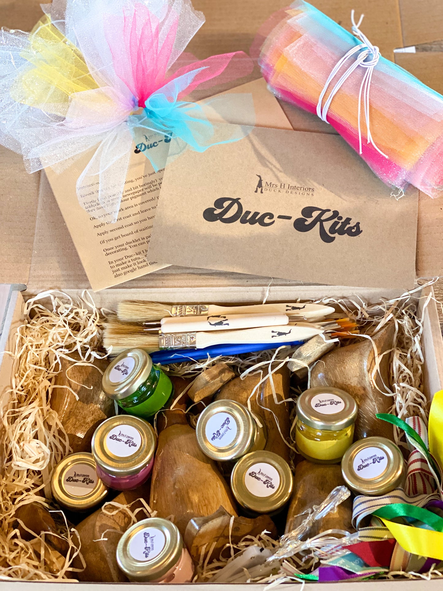 Ducklet Painting Party Kit - The Wooden Duck Party Kit - Duc-Kit